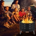 thumbnail image 3 of Bingirl 26 in Smokeless Fire Pits Outdoor with Fire Poker, 3 of 9