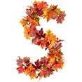 thumbnail image 5 of Morttic 2 Pack 6 Feet Fall Maple Garland, Hanging Vine Maple Leaf Garland Artificial Autumn Foliage Garland for Home Wedding Fireplace Party Christmas Thanksgiving Decor, 5 of 8