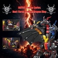 thumbnail image 5 of Dragon Series Dark Three Headed Dragon King Building Blocks Set （1400PCS）-Building Set Model Toys Gifts for Kid and Adult，Interesting Gifts for Dragon Enthusiasts, 5 of 7