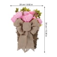 thumbnail image 2 of BEADCEST Cesta De Flores Artificiales En Rattan Para De Hogar Color Rosa, 2 of 5