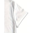 thumbnail image 4 of Camiseta estampada con flecha de Cupido y corazón para mujer. Top informal de manga corta con cuello redondo en color granate. Ligera y transpirable. Perfecta para primavera, verano y otoño. Camiseta, 4 of 6