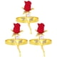 thumbnail image 1 of KAKOWELY anillos de servilleta con forma de rosa, de aleación, para mesa de fiesta., 1 of 5