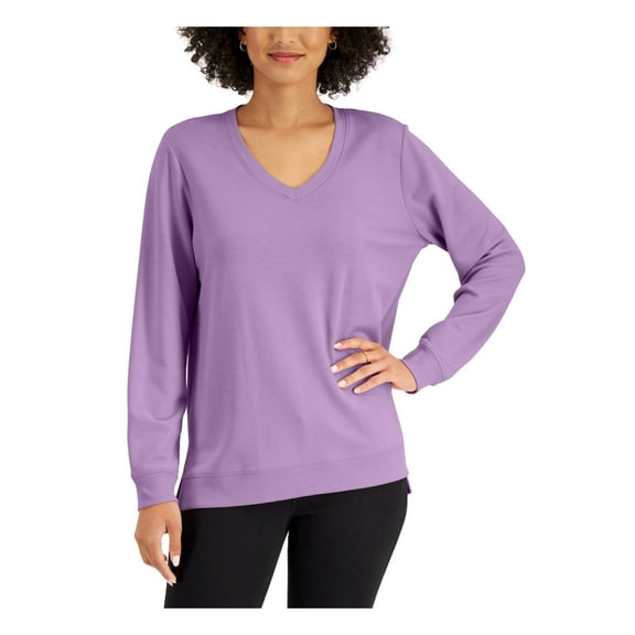 MSRP $35 Style Co Plus Size Cotton Graphic-Print Original Navy Size 2X