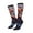 2 Black-1, variant on Women Crew Soft Moisture-wicking Socks Lazy Stone Bear Pattern Design Cotton Socks, One Size fit All