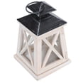 thumbnail image 4 of Candelabro colgante de madera vintage con forma de farol, adorno decorativo para interiores y exteriores, 4 of 15