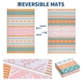 thumbnail image 6 of Outdoor Area Rug Waterproof Plastic Straw Rug, Plastic Straw RV Mat, Stain-Resistant Indoor Outdoor Carpet for Patio, Deck, Balcony, Picnic & Beach, 6 of 11
