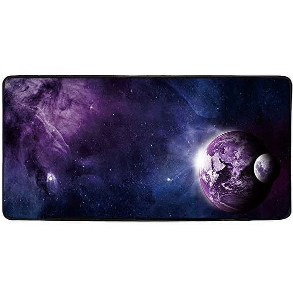 LINLIN Extended Gaming Mouse Mat Pad Large,Rectangle Non-Slip Rubber Base Gaming Mousepad Edge Stitched Mouse Mat for Computer PC and Laptop,900x400x2mm