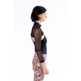 thumbnail image 4 of Ragstock Black Mesh Shrug Bodysuit, 4 of 4