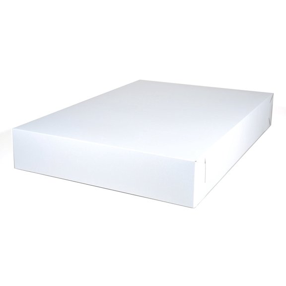 Southern Champion Tray 1095 Non-window Bakery Box, 26w X 18.5d X 4h, White, 25/carton