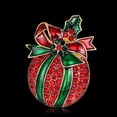 thumbnail image 2 of LINLIN Christmas Brooch Pins, 1Pack Christmas Brooch Pin Rhinestone Crystal Cute Christmas Pins for Christmas Decorations, 2 of 8