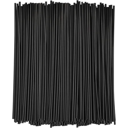 Gusto 7" Coffee Stir Sticks Coffee Straws Drink Stirrers, Black 1000-Pack