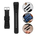 thumbnail image 2 of LOLIPPYY Stylish Silicone Watch Band 22mm Watch Strap Watch Wristband for Replacement (Black), 2 of 7