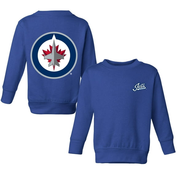 Toddler Chad & Jake Blue Winnipeg Jets Pullover Sweatshirt