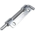 thumbnail image 3 of 4X Hardware Spring Loaded Metal Security Bolt Latch 3.5 inch Long Silver Tone, 3 of 8