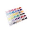 thumbnail image 4 of Máquina de coser de algodón Hilos de bobina Conjunto de hilo de coser multicolor Accesorios con estuche de almacenamiento kenally HA8839-00B, 4 of 5
