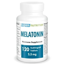 SuperSmart - Melatonin 2.5 mg - Fast Acting - Sleep Aid - Dietary Supplement | Clean Label - Non-GMO & Gluten Free - 120 Sublingual Tablets