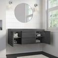 thumbnail image 3 of Render 48" Single Sink Compatible (Not Included) Bathroom Vanity Cabinet in Charcoal, 3 of 7