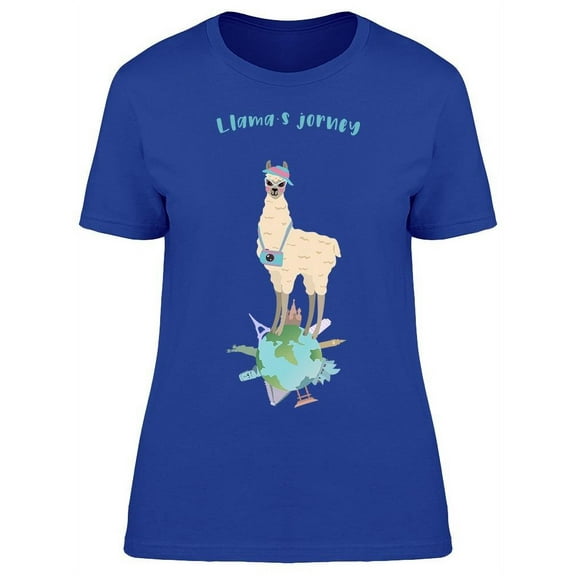 A Llamas Journey T-Shirt Women -Image by Shutterstock, Female Small