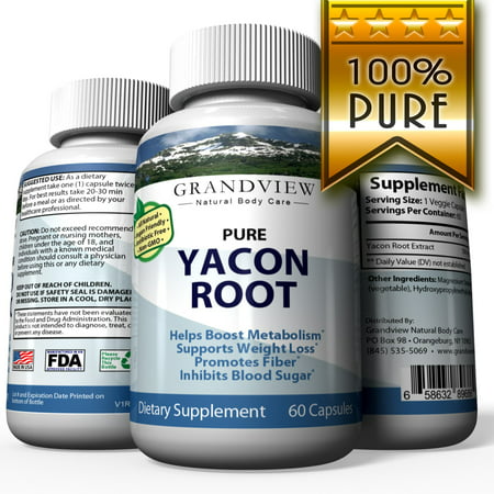 RETIRE Yacon Root Pure - All Natural Diuretic and Colon Cleanser Helps Contribute to Weight Loss Aids in Maintaining Healthy Kidney Function Helps lower Blood Sugar Levels in