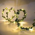 thumbnail image 1 of Jinsinto 4m Green Leaf Rattan Light String, Wedding Party Decoration, 1 of 4