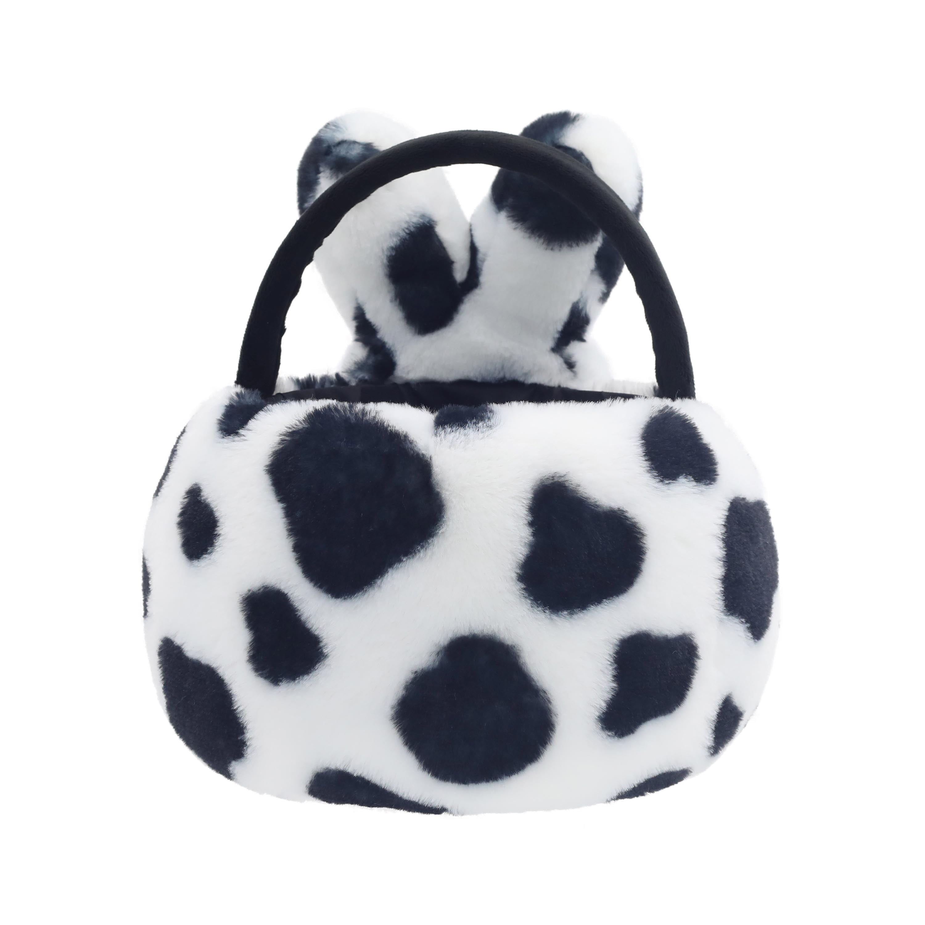 PEEPS® Bunny Spotted Cow Print Plush Easter Basket
