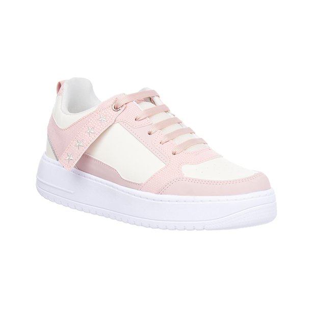 Tenis Choclo Con Plataforma Mujer Con Estrellas blanco 24 Gosh 052D4L