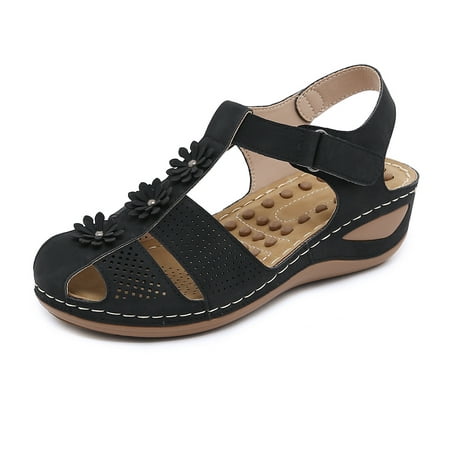 

Womens Sandals Wedge for Women with Arch Support Summer Casual Wedge Platform Dressy Walking Sandal A3