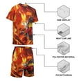 thumbnail image 4 of Ninjago Boys Girls Short Sleeve Mesh T-Shirt And Shorts Outfit Set Summer Clothes Set for Kids, 4 of 8