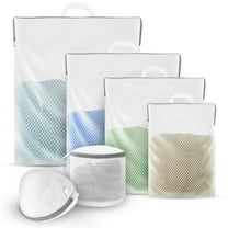 EEEkit 6pcs Mesh Laundry Bags for Delicates, Hanging Honeycomb Laundry Bag, Bra Lingerie Wash Bags