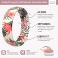 thumbnail image 4 of ThunderFit Silicone Wedding Bands for Women, Breathable Printed Design 5.5mm Wide 1.8mm Thick, 1-Pack, 4 of 5