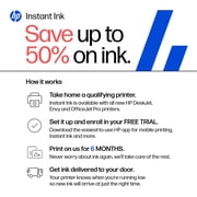 HP DeskJet 2942 Wireless All-in-One Color Inkjet Printer, 6 Months Free Instant Ink, Pale Rose