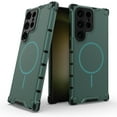 thumbnail image 1 of Funda para Samsung Galaxy S24 Ultra 5G [Compatible con Airbag MagSafe] de Grado Militar Funda Protectora Anticaída de Color Sólido para Teléfono, Verde, para Galaxy S24 Ultra 5G, 1 of 8