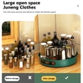 thumbnail image 3 of Littleduckling 9.84inch Lazy Susan Turntable Organizer Spice Rack Stainless Steel 360 Stable Revolving Cosmetic Organizer, 3 of 10