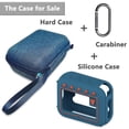 thumbnail image 2 of Accesory JCHPINE Funda de silicona y funda rígida de viaje para altavoz Bluetooth ultraportátil JBL Go 4, 2 of 8