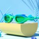 thumbnail image 1 of Gafas de natación para niños; Gorro de natación de silicona impermeable y antivaho, juego de gafas de natación; Gafas de natación subacuáticas., 1 of 5