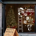 thumbnail image 3 of EUDIDV Xmas Decorative Stickers Merry Christmas Ladder Old Man Scene Removable Wall Sticker Home Decoration Holiday Decals, 3 of 5