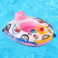 thumbnail image 3 of YWIYIUD 3PCS 22.4x20.9inch Portable Inflatable SwimmingRing with Steering Wheel Suitable for Above 1 Olds Novelty Swimming Pool Floats Tool for Garden Summer Beach Shower Bathroom, 3 of 7