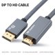 thumbnail image 4 of Soporte de cable DP macho a HD macho 8K @ 30Hz / Salida de sincronización de audio y video /, 4 of 8