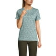 thumbnail image 3 of Lands' End Women's Relaxed Supima Cotton Short Sleeve Crewneck T-Shirt, 3 of 3