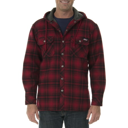 Dickies Men's Twill Polar Fleece Lined Shirt Jacket - Walmart.com