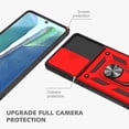 thumbnail image 3 of for Samsung Galaxy Note 20 Case with Flexible TPU Screen Protector 2 Pcs, Slide Camera Lens Cover Protective Case with Magnetic Ring Kickstand for Samsung Galaxy Note 20 5G-Red, 3 of 13