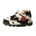 thumbnail image 2 of TWISTED X Infant Unisex Chukka Driving Moccasins, Color: White/Black, Size: 5, Width: M, 2 of 5