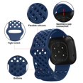 thumbnail image 2 of Dsscvnef Bracelet de Sport en Silicone Respirant pour Versa 3 et Sense - Résistant à la Transpiration Durable Confortable Design Perforé Léger Bracelet de Montre Ajustable, 2 of 4