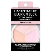 Hard Candy Blur On Lock Setting Powder, Brightening & Baking Loose Powder, Translucent Pink 5293