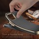 thumbnail image 4 of Funda de cuero diseñada para Iphone 13 Pro Max, funda de teléfono para hombres de negocios premium delgada y suave agarre a prueba de golpes compatible con Iphone 13 Pro Ma Afortunado Sencillez, 4 of 4