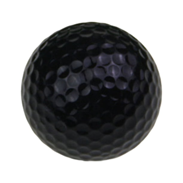 Eigraketly Pelotas de golf coloridas para entrenamiento portátil, práctica deportiva, pelota flotante en paquetes de bolsas para entrenadores, Golf negro