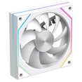 thumbnail image 3 of Ventiladores con caja RGB 12 cm ventilador refrigeración para CPU computadora 5 V-3 pines PWM (regular) blanco, 3 of 9