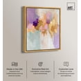 thumbnail image 2 of Canvas of Gold and Purple II Canvas Pastel Abstracts by Art Remedy, Gold Frame, 36" x 45", 2 of 7