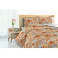 thumbnail image 3 of Ambesonne Starfish Down Alternative Quilt Comforter, Print Nautical Sea Animals, King, Marigold Pale Peach Coral, 3 of 5