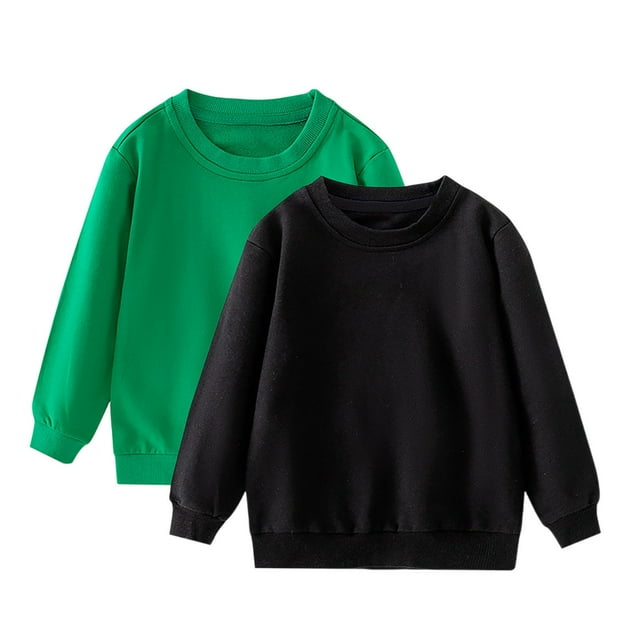 Économies Automne/hiver! Srobpty Chandails à Manches Longues Sans Capuche pour Tout-Petits, Mode Garçons et Filles Ensemble Deux Pièces à Manches Longues et Col Rond